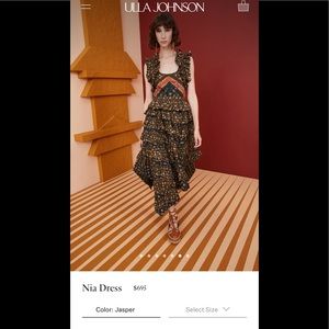 2022 spring ulla johnson brand new Nia Dress